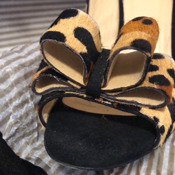 Kate spade leopard calf hair sling backs - Picture 4 of 8